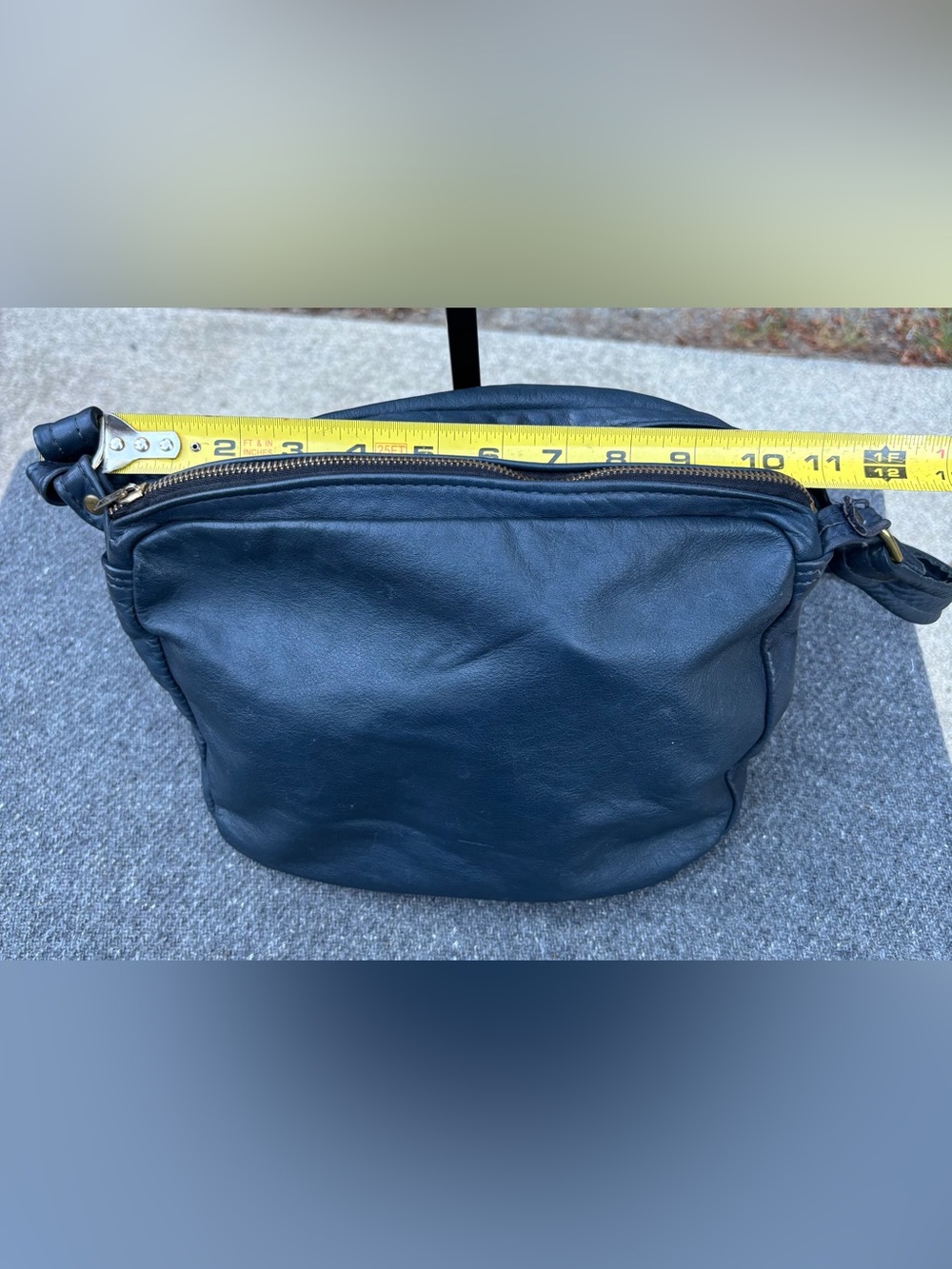 Guardian Leather Navy Concealed Carry Purse Made in USA - Picture 13 of 14